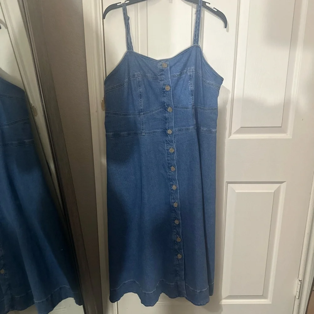 Universal Thread Light Blue Denim Dress - Picture 2 of 4